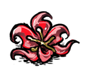 Represents the Sporechid from Oxygen Not Included, Bombobbit's favorite flower.